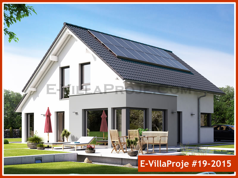 CKV-19-2015 188 m2 5+1 2 Katlı (Dubleks) Çelik Konstrüksiyon Villa Modeli