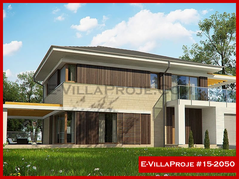 CKV-15-2050 188 m2 5+1 2 Katlı (Dubleks) Çelik Konstrüksiyon Villa Modeli