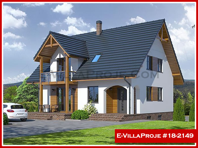 CKV-18-2149 188 m2 5+1 2 Katlı (Dubleks) Çelik Konstrüksiyon Villa Modeli