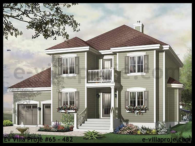 CKV-65-482 189 m2 5+1 2 Katlı (Dubleks) Çelik Konstrüksiyon Villa Modeli