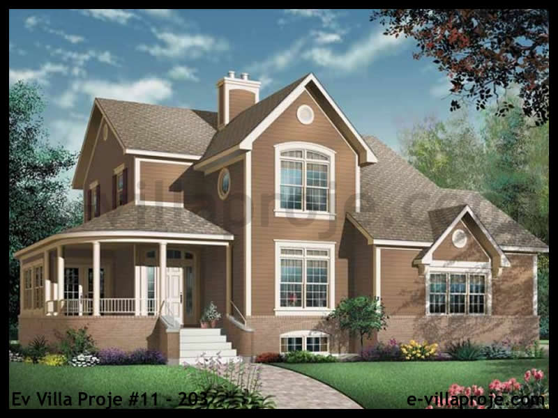 CKV-11-203 189 m2 5+1 2 Katlı (Dubleks) Çelik Konstrüksiyon Villa Modeli