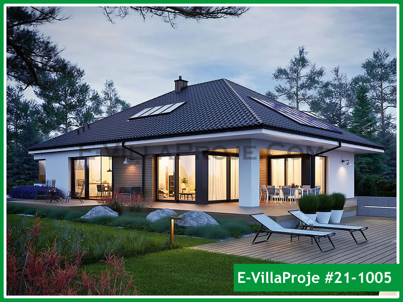 CKV-21-1005 189 m2 5+1 Tek Katlı Çelik Konstrüksiyon Villa Modeli