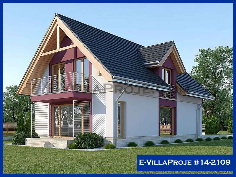 CKV-14-2109 190 m2 5+1 2 Katlı (Dubleks) Çelik Konstrüksiyon Villa Modeli