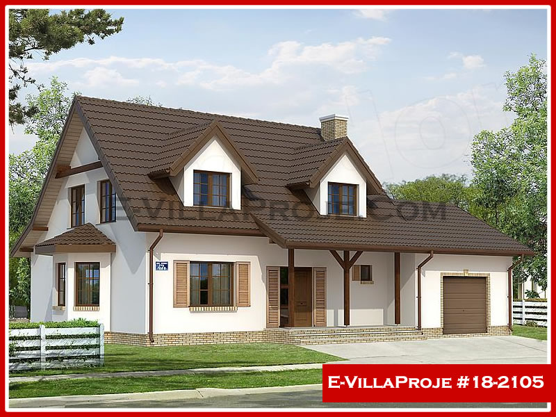 CKV-18-2105 190 m2 5+1 2 Katlı (Dubleks) Çelik Konstrüksiyon Villa Modeli