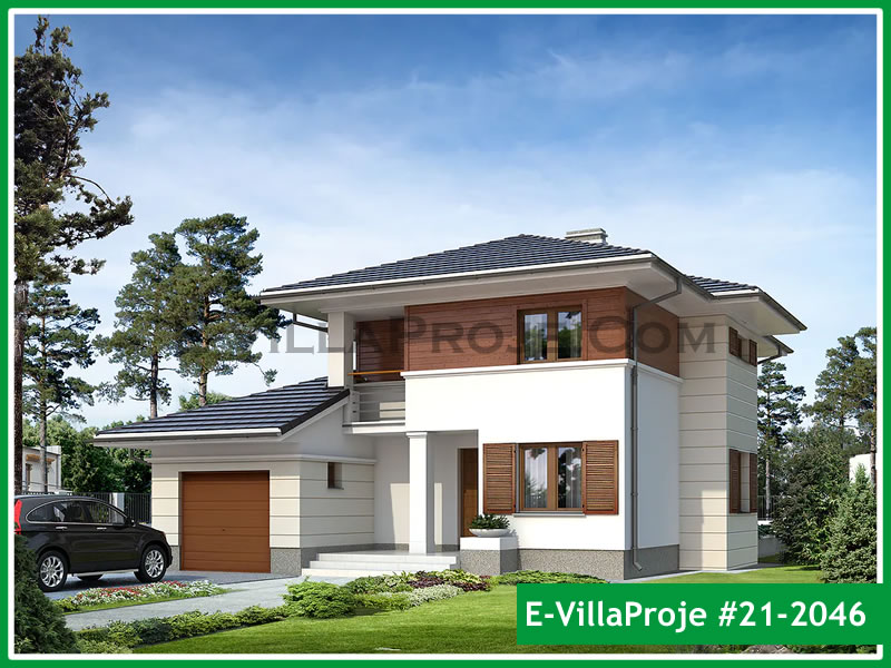 CKV-21-2046 190 m2 5+1 2 Katlı (Dubleks) Çelik Konstrüksiyon Villa Modeli
