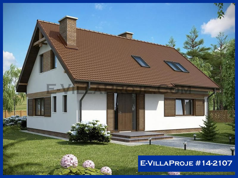 CKV-14-2107 191 m2 5+1 2 Katlı (Dubleks) Çelik Konstrüksiyon Villa Modeli