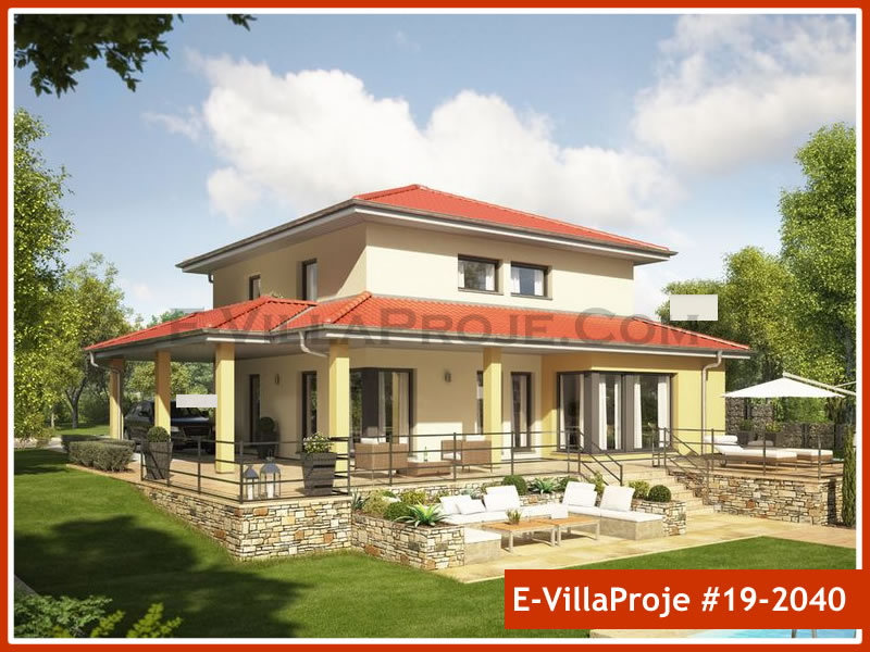 CKV-19-2040 191 m2 5+1 2 Katlı (Dubleks) Çelik Konstrüksiyon Villa Modeli