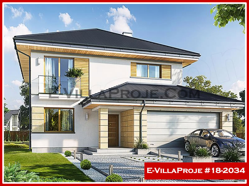 CKV-18-2034 191 m2 5+1 2 Katlı (Dubleks) Çelik Konstrüksiyon Villa Modeli