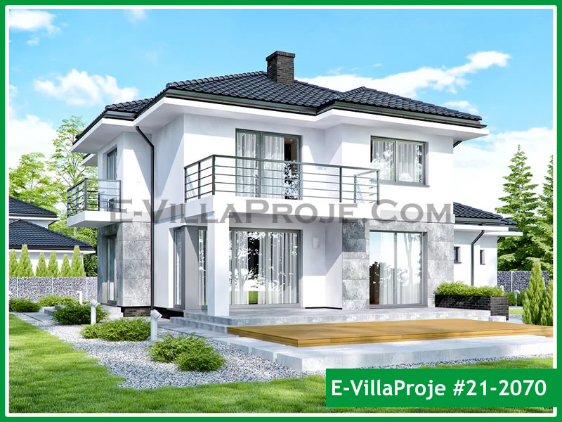CKV-21-2070 191 m2 5+1 2 Katlı (Dubleks) Çelik Konstrüksiyon Villa Modeli