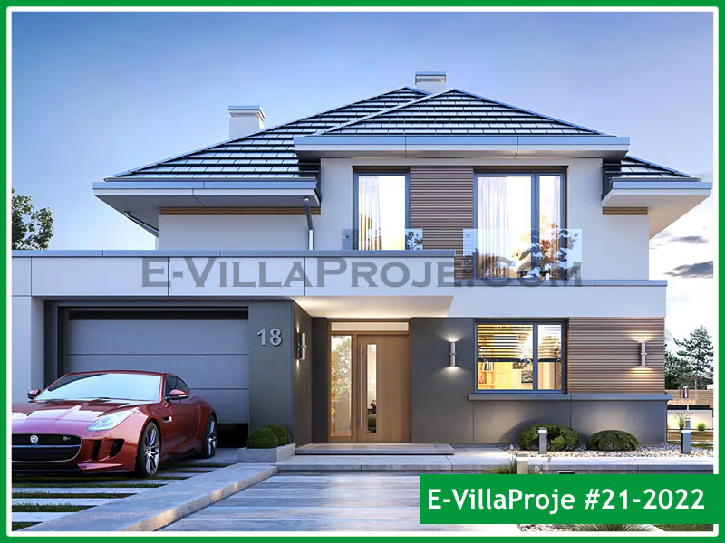 CKV-21-2022 192 m2 5+1 2 Katlı (Dubleks) Çelik Konstrüksiyon Villa Modeli