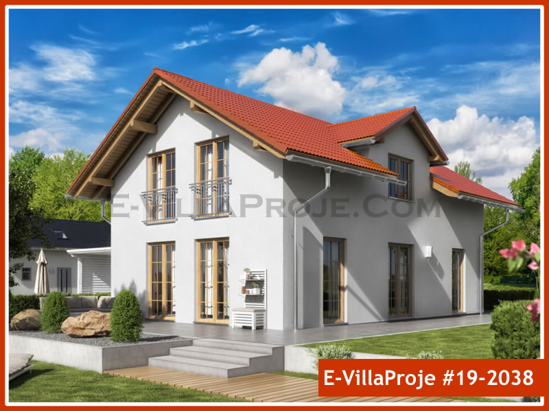 CKV-19-2038 193 m2 5+1 2 Katlı (Dubleks) Çelik Konstrüksiyon Villa Modeli