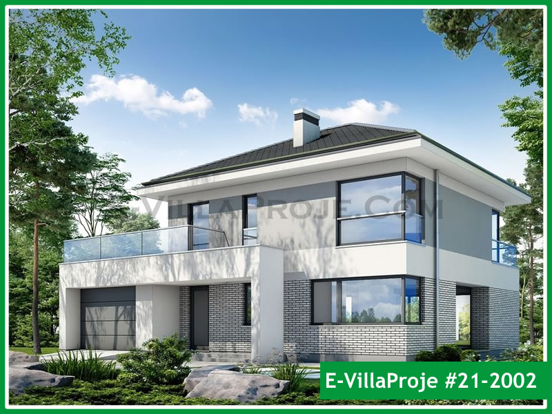 CKV-21-2002 193 m2 5+1 2 Katlı (Dubleks) Çelik Konstrüksiyon Villa Modeli