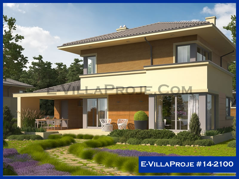 CKV-14-2100 193 m2 5+1 2 Katlı (Dubleks) Çelik Konstrüksiyon Villa Modeli
