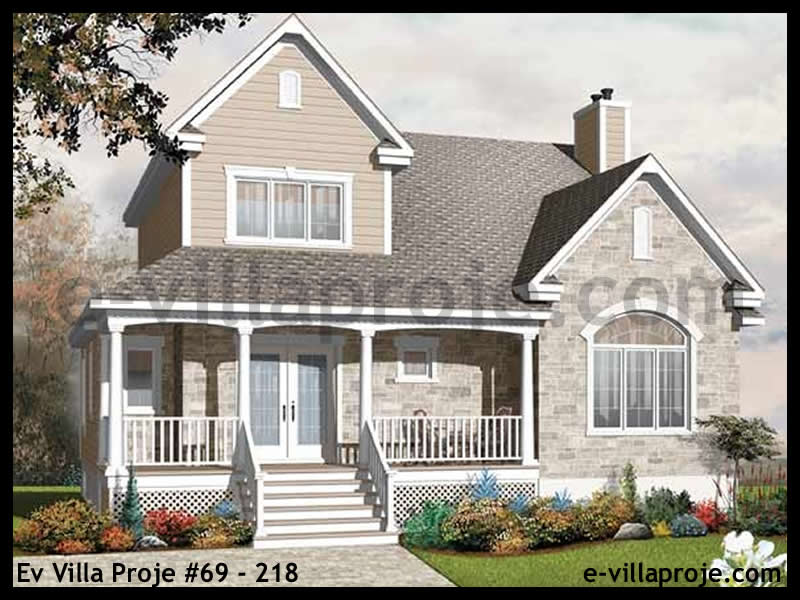 CKV-69-218 194 m2 5+1 2 Katlı (Dubleks) Çelik Konstrüksiyon Villa Modeli