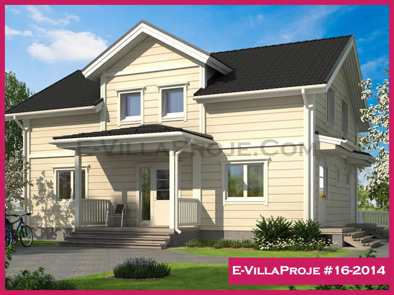 CKV-16-2014 194 m2 5+1 2 Katlı (Dubleks) Çelik Konstrüksiyon Villa Modeli