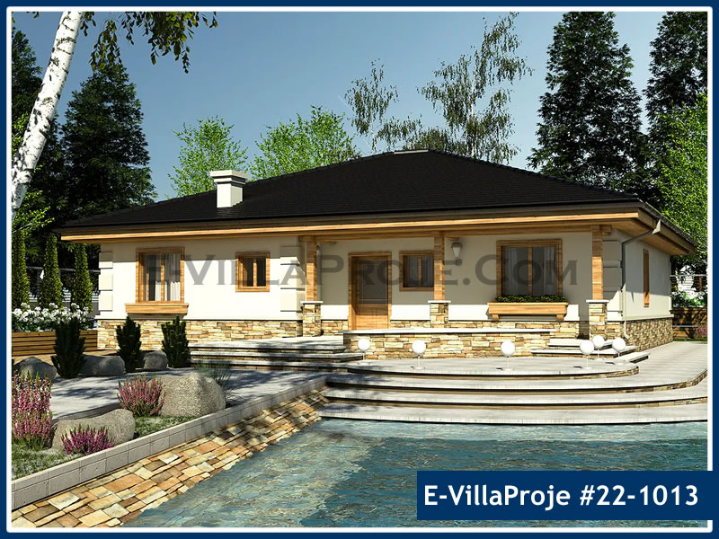 CKV-22-1013 194 m2 5+1 Tek Katlı Çelik Konstrüksiyon Villa Modeli