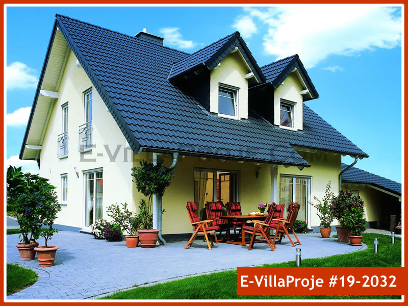 CKV-19-2032 195 m2 5+1 2 Katlı (Dubleks) Çelik Konstrüksiyon Villa Modeli