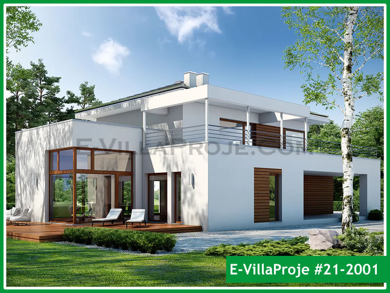 CKV-21-2001 195 m2 5+1 2 Katlı (Dubleks) Çelik Konstrüksiyon Villa Modeli