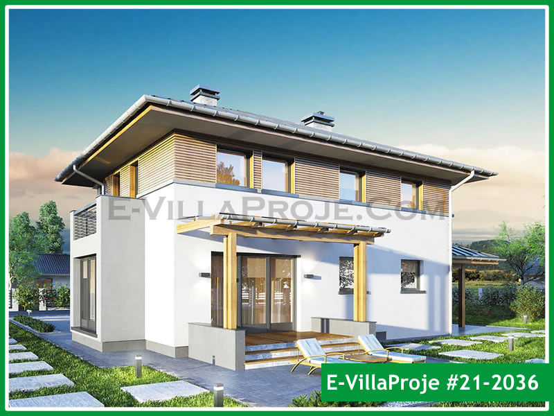 CKV-21-2036 195 m2 5+1 2 Katlı (Dubleks) Çelik Konstrüksiyon Villa Modeli