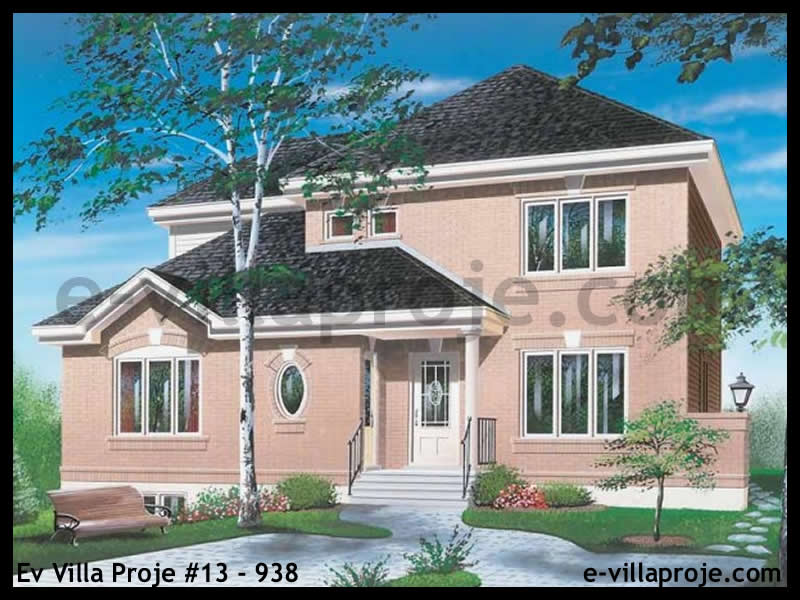 CKV-13-938 196 m2 5+1 2 Katlı (Dubleks) Çelik Konstrüksiyon Villa Modeli