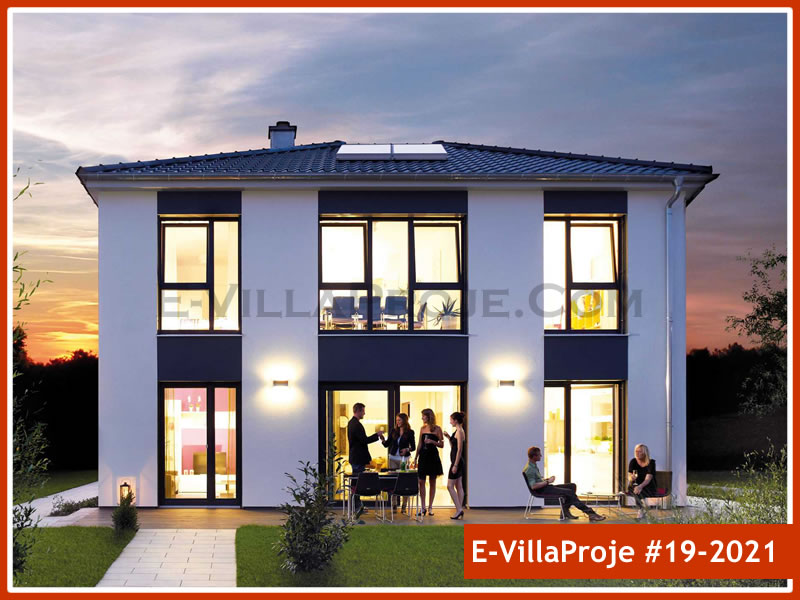 CKV-19-2021 196 m2 5+1 2 Katlı (Dubleks) Çelik Konstrüksiyon Villa Modeli
