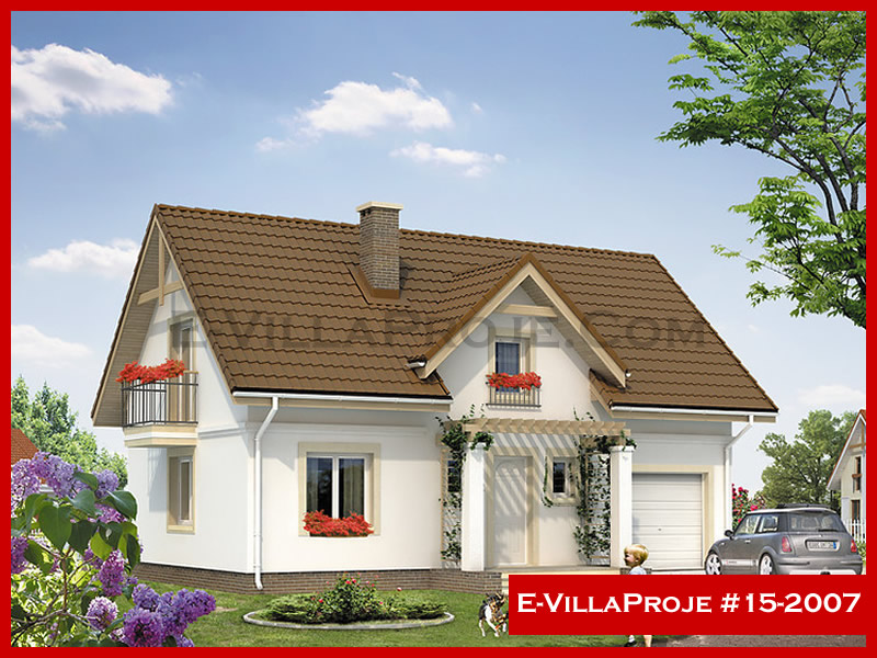 CKV-15-2007 197 m2 5+1 2 Katlı (Dubleks) Çelik Konstrüksiyon Villa Modeli