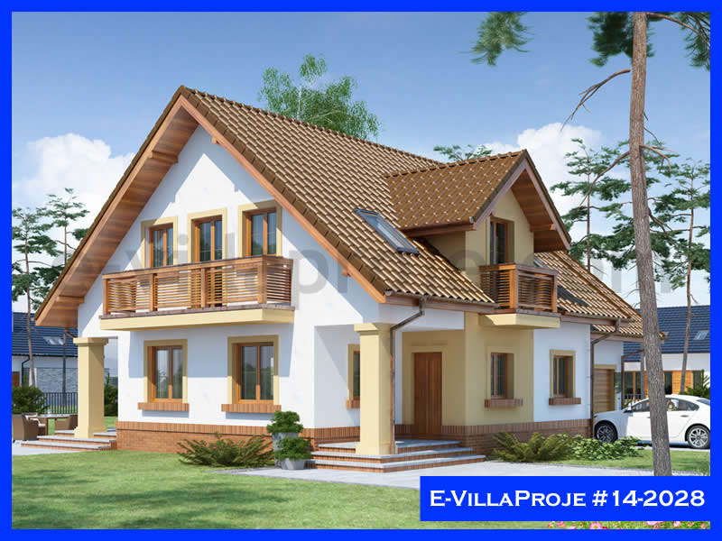 CKV-14-2028 197 m2 5+1 2 Katlı (Dubleks) Çelik Konstrüksiyon Villa Modeli