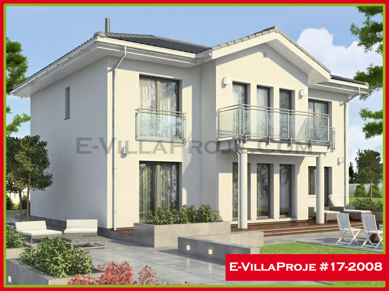 CKV-17-2008 198 m2 5+1 2 Katlı (Dubleks) Çelik Konstrüksiyon Villa Modeli