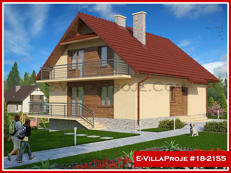 CKV-18-2155 198 m2 5+1 2 Katlı (Dubleks) Çelik Konstrüksiyon Villa Modeli