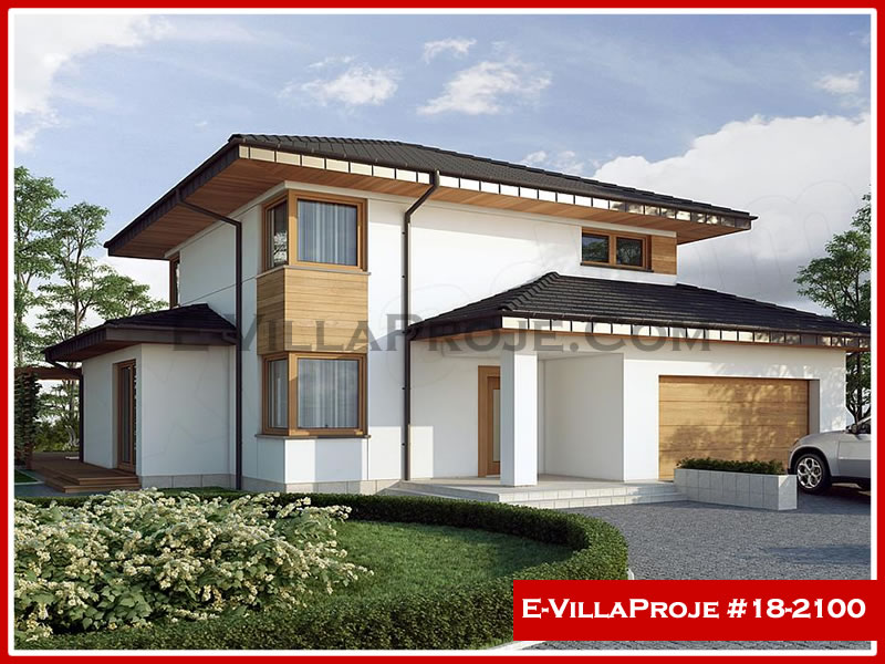 CKV-18-2100 198 m2 5+1 2 Katlı (Dubleks) Çelik Konstrüksiyon Villa Modeli
