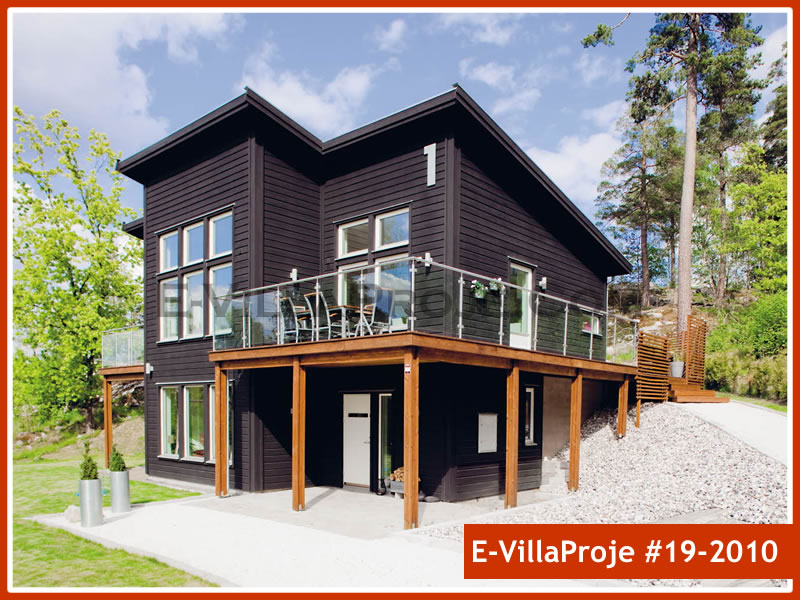CKV-19-2010 199 m2 5+1 2 Katlı (Dubleks) Çelik Konstrüksiyon Villa Modeli