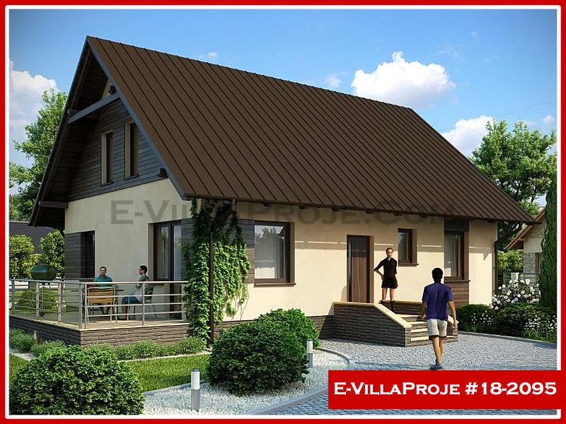 CKV-18-2095 199 m2 5+1 2 Katlı (Dubleks) Çelik Konstrüksiyon Villa Modeli