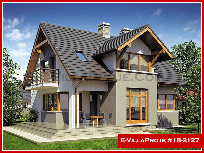 CKV-18-2127 201 m2 5+1 2 Katlı (Dubleks) Çelik Konstrüksiyon Villa Modeli