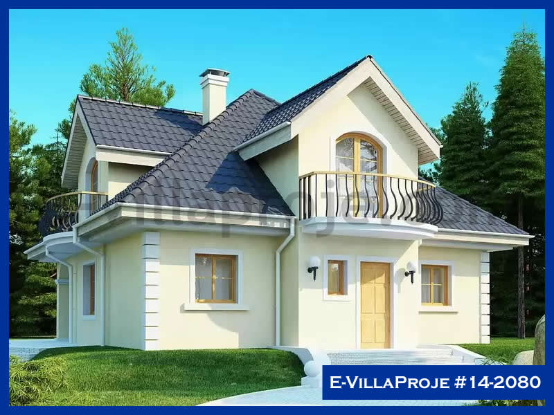 CKV-14-2080 202 m2 5+1 2 Katlı (Dubleks) Çelik Konstrüksiyon Villa Modeli