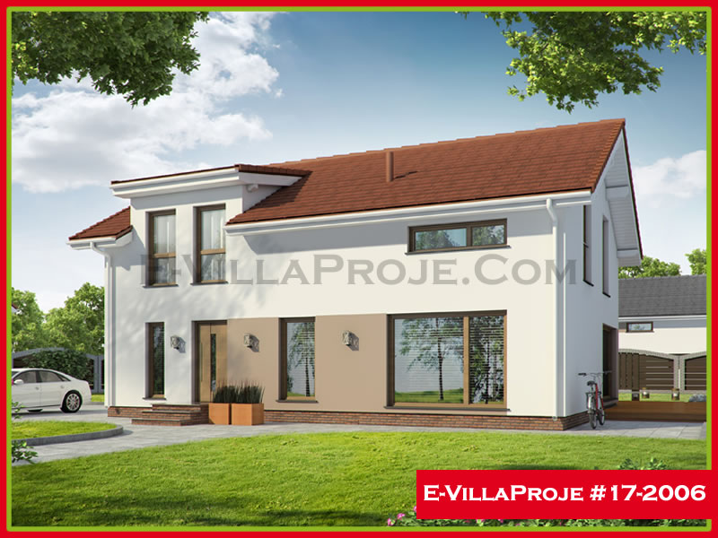 CKV-17-2006 202 m2 5+1 2 Katlı (Dubleks) Çelik Konstrüksiyon Villa Modeli