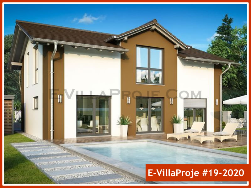 CKV-19-2020 204 m2 5+1 2 Katlı (Dubleks) Çelik Konstrüksiyon Villa Modeli