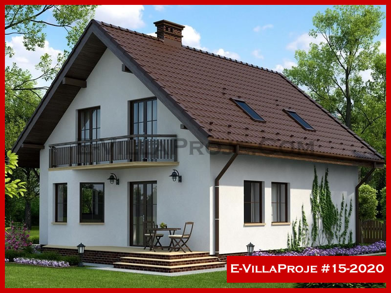 CKV-15-2020 205 m2 5+1 2 Katlı (Dubleks) Çelik Konstrüksiyon Villa Modeli