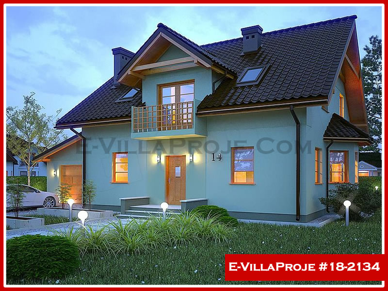 CKV-18-2134 206 m2 5+1 2 Katlı (Dubleks) Çelik Konstrüksiyon Villa Modeli