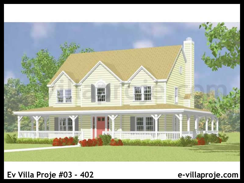 CKV-03-402 207 m2 5+1 2 Katlı (Dubleks) Çelik Konstrüksiyon Villa Modeli