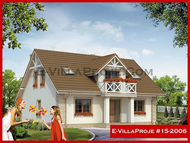 CKV-15-2006 207 m2 5+1 2 Katlı (Dubleks) Çelik Konstrüksiyon Villa Modeli