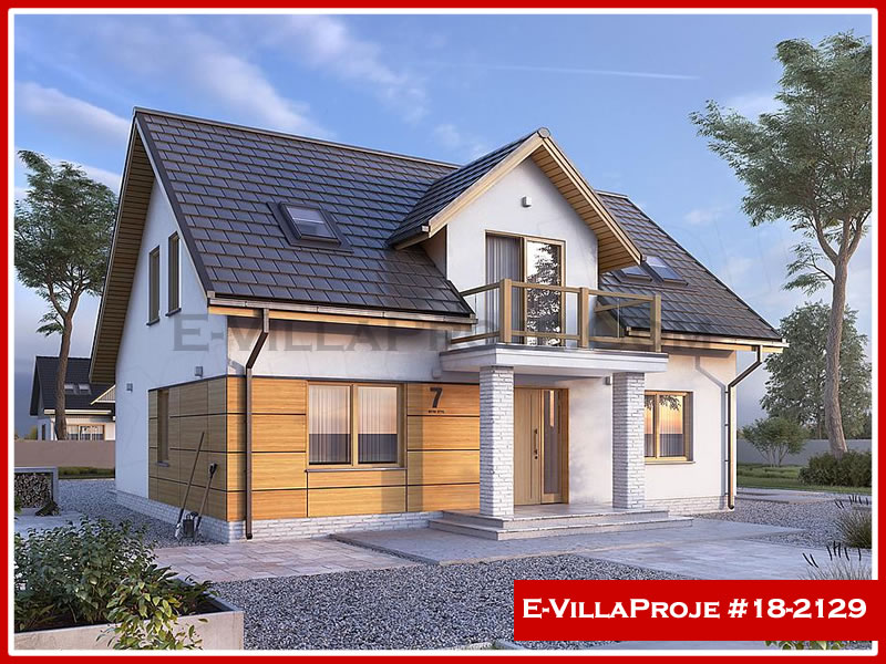 CKV-18-2129 207 m2 5+1 2 Katlı (Dubleks) Çelik Konstrüksiyon Villa Modeli