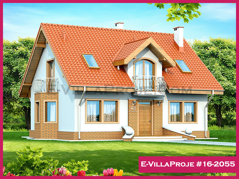 CKV-16-2055 208 m2 5+1 2 Katlı (Dubleks) Çelik Konstrüksiyon Villa Modeli