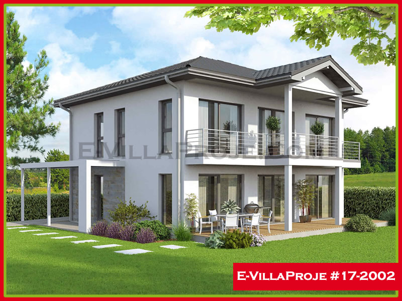 CKV-17-2002 209 m2 5+1 2 Katlı (Dubleks) Çelik Konstrüksiyon Villa Modeli