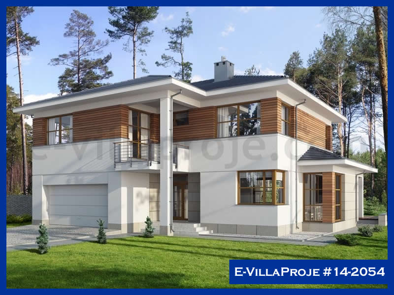 CKV-14-2054 210 m2 5+1 2 Katlı (Dubleks) Çelik Konstrüksiyon Villa Modeli