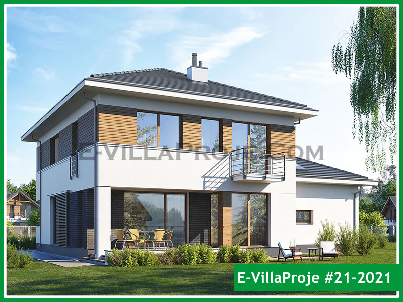 CKV-21-2021 211 m2 5+1 2 Katlı (Dubleks) Çelik Konstrüksiyon Villa Modeli