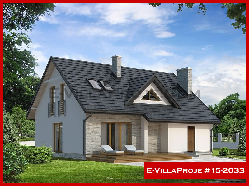 CKV-15-2033 212 m2 5+1 2 Katlı (Dubleks) Çelik Konstrüksiyon Villa Modeli