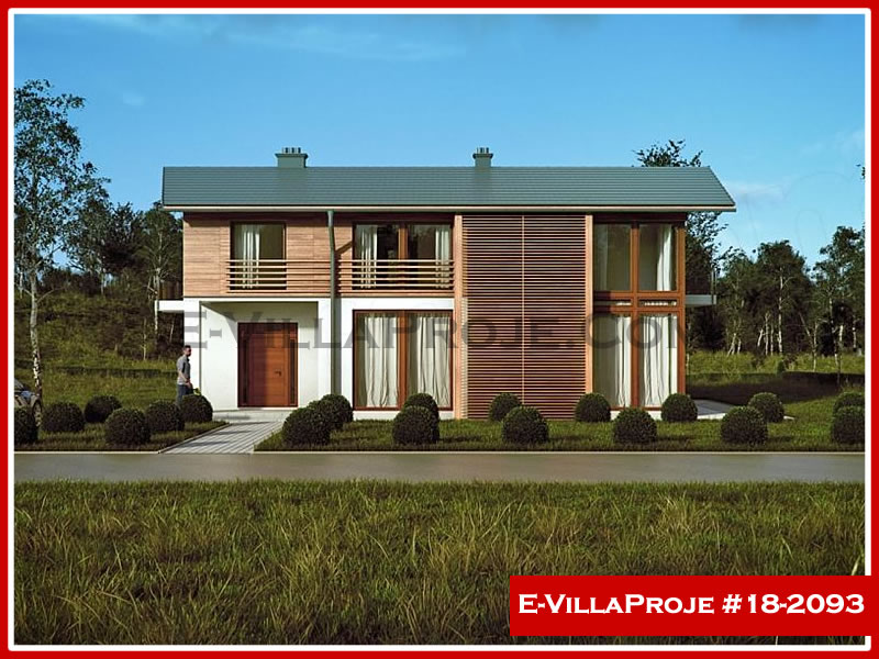 CKV-18-2093 213 m2 5+1 2 Katlı (Dubleks) Çelik Konstrüksiyon Villa Modeli