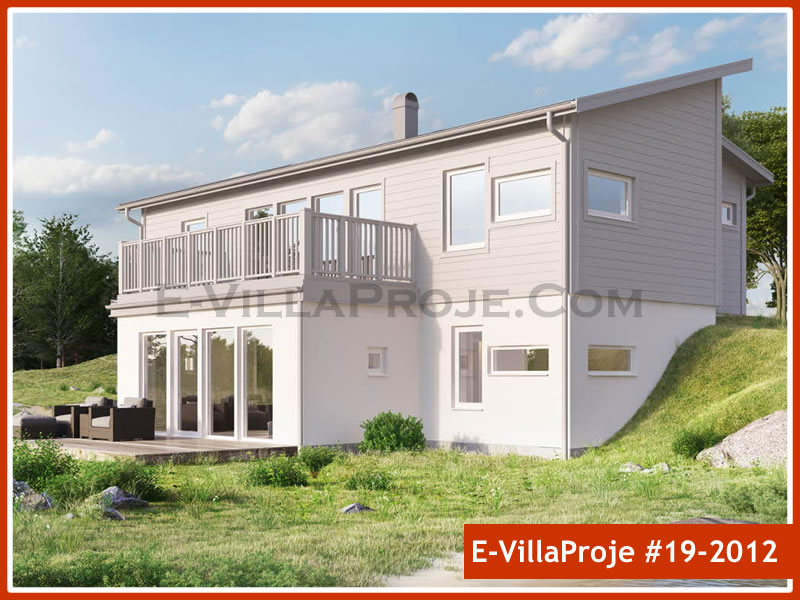 CKV-19-2012 213 m2 5+1 2 Katlı (Dubleks) Çelik Konstrüksiyon Villa Modeli