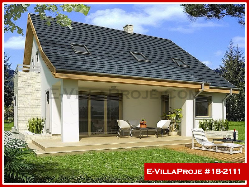 CKV-18-2111 213 m2 5+1 2 Katlı (Dubleks) Çelik Konstrüksiyon Villa Modeli