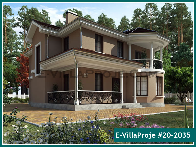 CKV-20-2035 214 m2 5+1 2 Katlı (Dubleks) Çelik Konstrüksiyon Villa Modeli